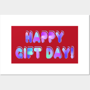 Happy gift day Posters and Art